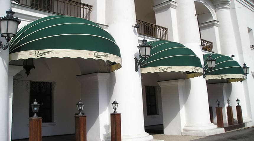 Dome awning