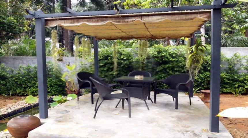 awnings for wooden pergolas