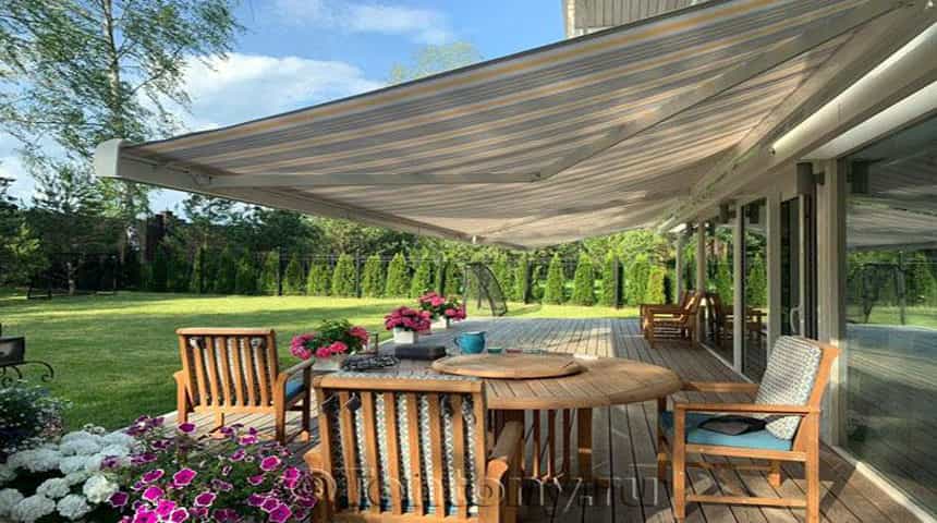 extendable arm awnings prices