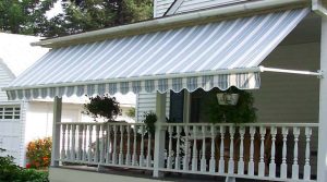straight point awning