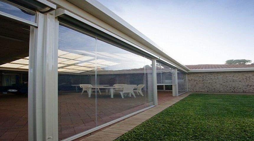 vertical transparent roll-up awning prices