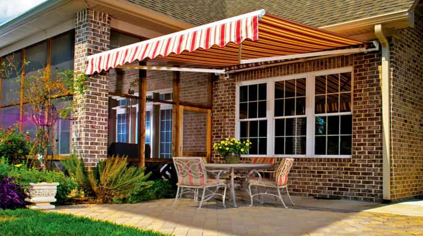 install terrace awning