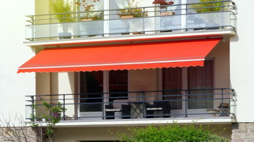 awning for small terrace