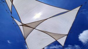 triangular sail awning